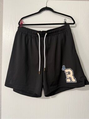 Ryoko Rain Classic Mesh Shorts in Black
